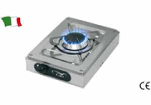 CAN FORNELLO 1 FUOCO IN ACCIAIO INOX